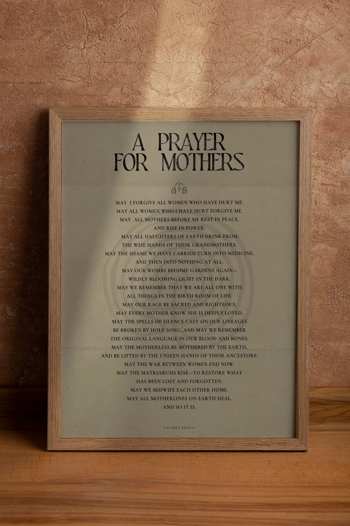 ‘A PRAYER FOR MOTHERS’ FINE ART PRINT